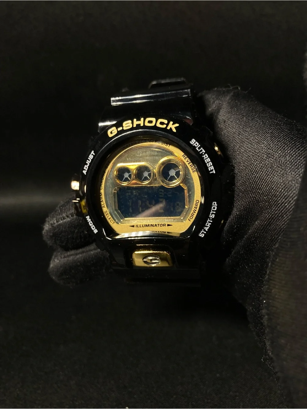 Gold and Black G Shock Gd6900